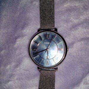 WOMENS Fossil Watch -  Jacqueline analog stainless steel silver watch ES4322
